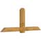 Ekena Millwork Eugene Rough Sawn Timber Gable Bracket, Western Red Cedar, 84"W x 35"H x 6"D x 6"F, 10/12 Pitch GBW084X35X0606EUG00RWR - alternate 5